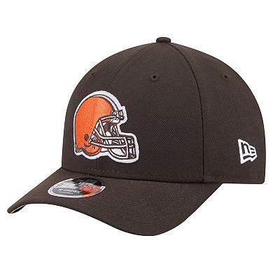 Men's New Era Brown Cleveland Browns Team Collection 9FORTY M-Crown Adjustable Hat