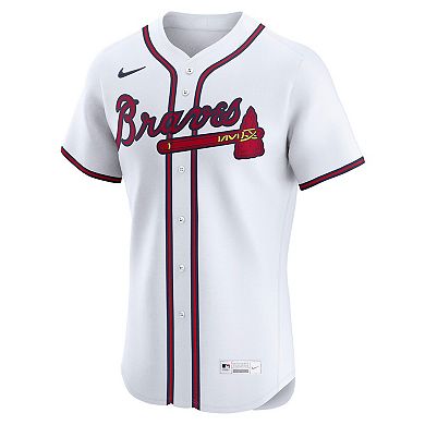 Men's Nike Matt Olson White Atlanta Braves Home Elite Player Jersey