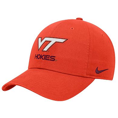Men's Nike Orange Virginia Tech Hokies 2025 On-Field Club Adjustable Hat