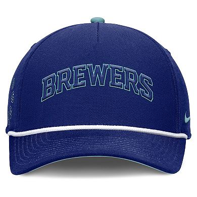 Men's Nike Royal Milwaukee Brewers Father's Day Rise Adjustable Hat