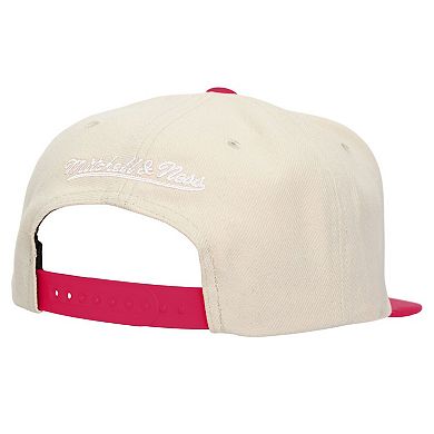 Men's Mitchell & Ness Cream St. Louis Cardinals Cooperstown Collection Basic Flip Snapback Hat