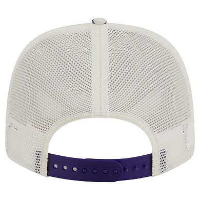 Men's New Era White Los Angeles Lakers Lemon Tree 9SEVENTY Adjustable Hat