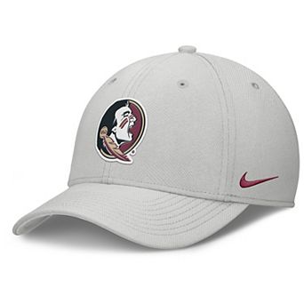 Men's Nike Gray Florida State Seminoles Rise Practice Performance Adjustable Hat