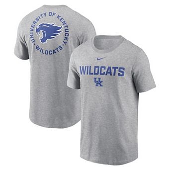 Men's Nike Heather Gray Kentucky Wildcats Campus 2-Hit T-Shirt
