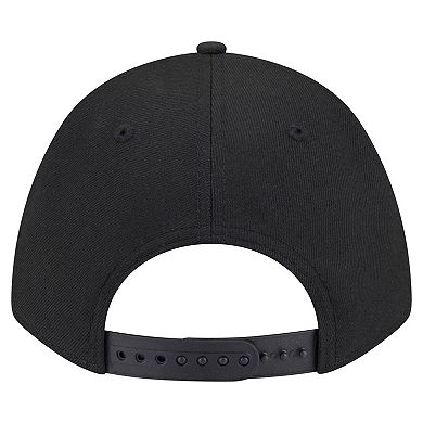 Men's New Era Black New Orleans Saints Team Collection 9FORTY M-Crown A-Frame Adjustable Hat