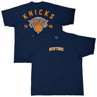 Men's Stadium Essentials Navy New York Knicks Get Back Heavyweight Urban T-Shirt