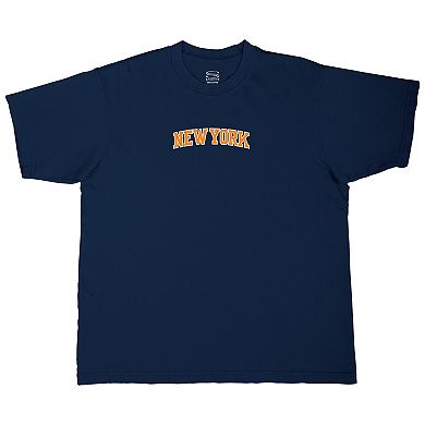 Men's Stadium Essentials Navy New York Knicks Get Back Heavyweight Urban T-Shirt
