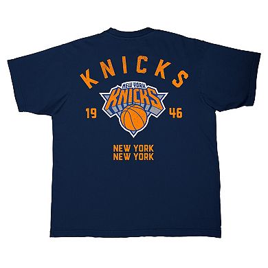 Men's Stadium Essentials Navy New York Knicks Get Back Heavyweight Urban T-Shirt