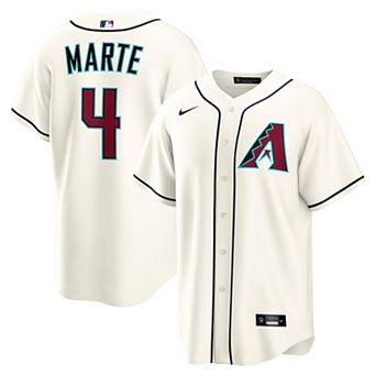 Men's Nike Ketel Marte Cream Arizona Diamondbacks Home Replica Jersey