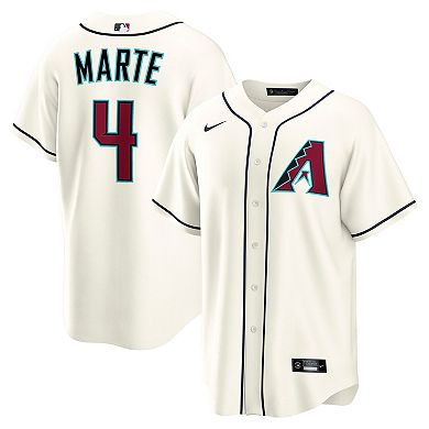 Men's Nike Ketel Marte Cream Arizona Diamondbacks Home Replica Jersey