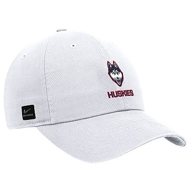 Men's Nike White UConn Huskies 2025 On-Field Club Adjustable Hat