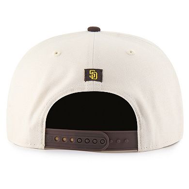 Men's '47 Cream San Diego Padres Payson Captain Adjustable Hat