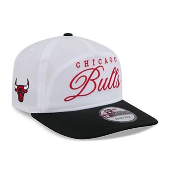 Men's New Era White/Black Chicago Bulls 2025 NBA Draft On-Stage Nylon 19TWENTY Adjustable Hat