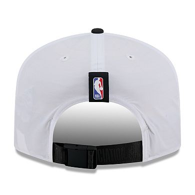 Men's New Era White/Black Chicago Bulls 2025 NBA Draft On-Stage Nylon 19TWENTY Adjustable Hat