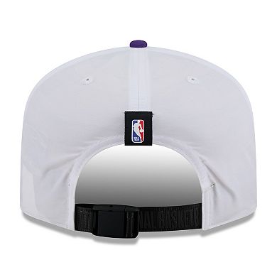 Men's New Era White/Purple Phoenix Suns 2025 NBA Draft On-Stage Nylon 19TWENTY Adjustable Hat