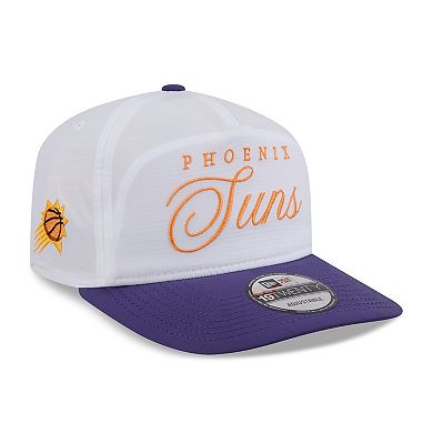 Men's New Era White/Purple Phoenix Suns 2025 NBA Draft On-Stage Nylon 19TWENTY Adjustable Hat