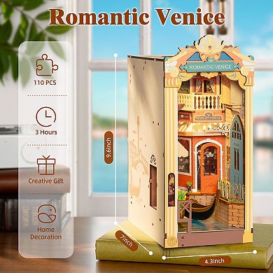 DIY 3D Book Nook Kit - Romantic Venice 110pcs