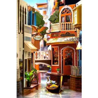 DIY 3D Book Nook Kit - Romantic Venice 110pcs