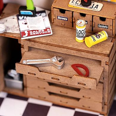 DIY 3D House Puzzle - Garage Workshop 157pcs