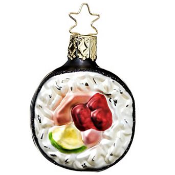 Inge Glas Maki Sushi Delicious Forever German Glass Christmas Ornament