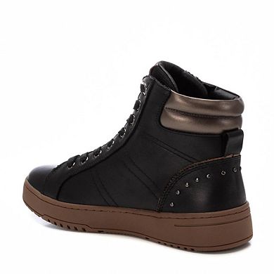 Carmela Collection Leather Sneaker Booties By Xti