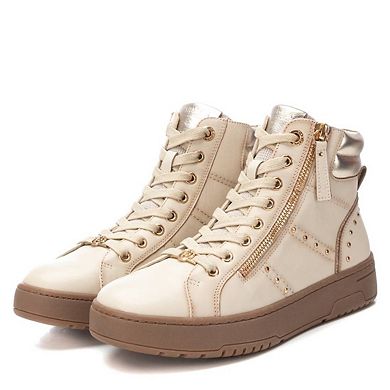 Carmela Collection Leather Sneaker Booties By Xti