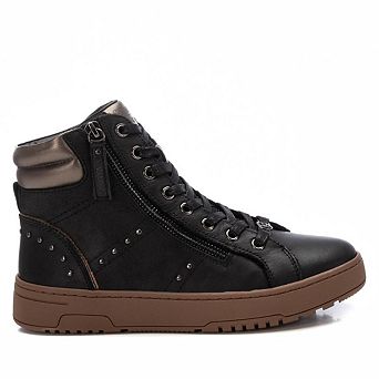 Carmela Collection Leather Sneaker Booties By Xti