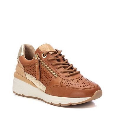 Carmela Collection Women's Leather Casual Sneakers By Xti