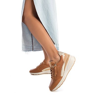 Carmela Collection Women's Leather Casual Sneakers By Xti