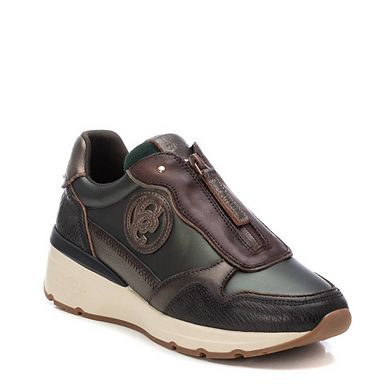 Carmela Collection Women's Leather Casual Sneakers By Xti