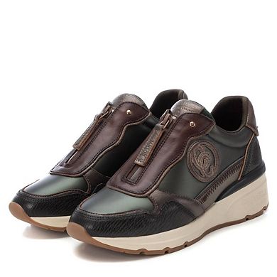 Carmela Collection Women's Leather Casual Sneakers By Xti