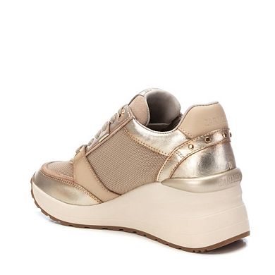 Carmela Women's Casual Wedge Leather Sneakers 161844