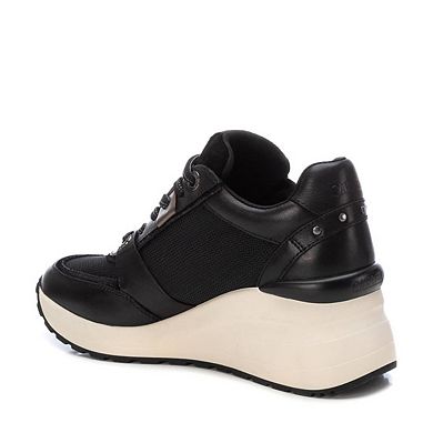 Carmela Women's Casual Wedge Leather Sneakers 161844
