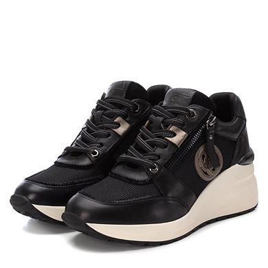 Carmela Women's Casual Wedge Leather Sneakers 161844