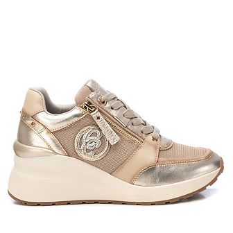 Carmela Women's Casual Wedge Leather Sneakers 161844