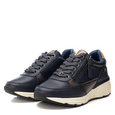 Carmela Collection Women's Leather Casual Sneakers By Xti