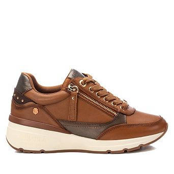 Carmela Collection Women's Leather Casual Sneakers By Xti