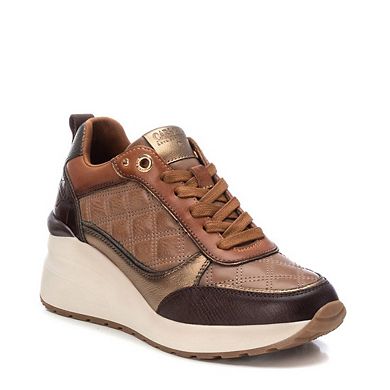 Carmela Collection Women's Leather Casual Sneakers By Xti