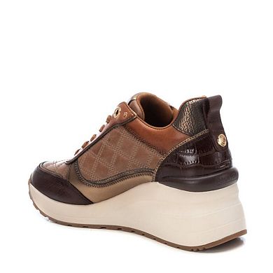 Carmela Collection Women's Leather Casual Sneakers By Xti