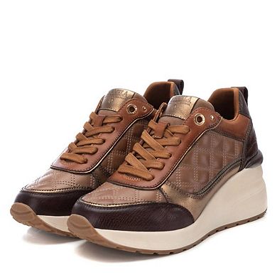 Carmela Collection Women's Leather Casual Sneakers By Xti