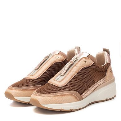 Carmela Collection Women's Leather Casual Sneakers By Xti