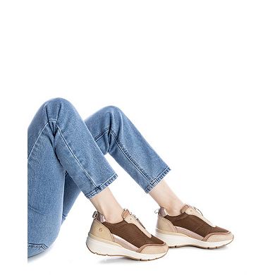 Carmela Collection Women's Leather Casual Sneakers By Xti