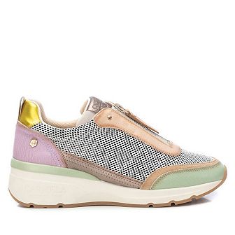 Carmela Collection Women's Leather Casual Sneakers By Xti