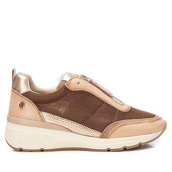 Carmela Collection Women's Leather Casual Sneakers By Xti