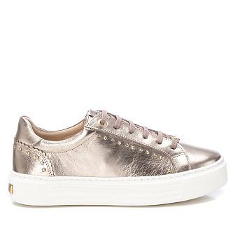 Carmela Collection Women's Leather Casual Sneakers By Xti