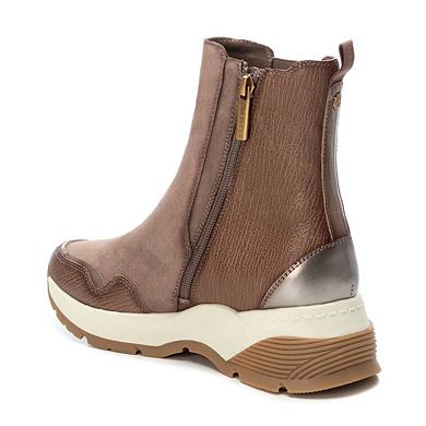 Carmela Collection Leather Sneaker Booties By Xti