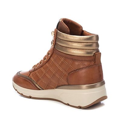 Carmela Collection Leather Sneaker Booties By Xti