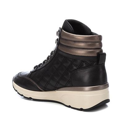 Carmela Collection Leather Sneaker Booties By Xti