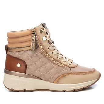 Carmela Collection Leather Sneaker Booties By Xti