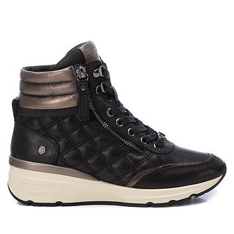 Carmela Collection Leather Sneaker Booties By Xti